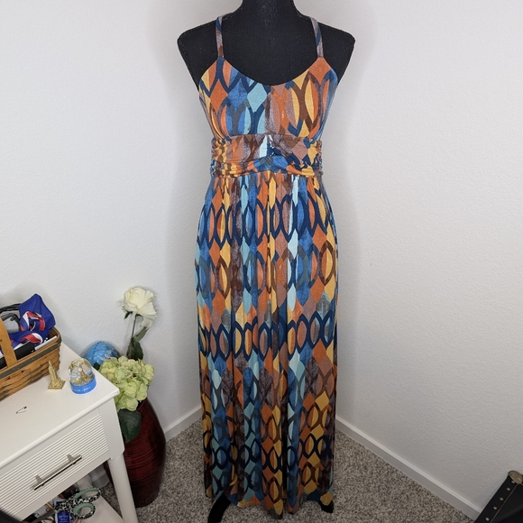 💘 Anthropologie Maeve Noetzie Maxi Dress - Picture 4 of 8